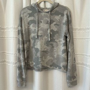 Pink Republic cotton camo hoodie